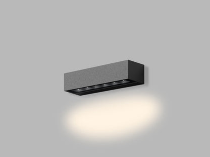 LED2 BENO 1 antraciet rechthoekige buitenwandlamp IP65