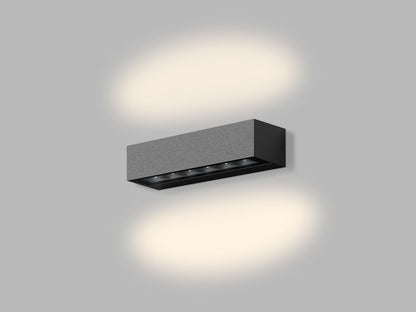 LED2 BENO 2 antraciet up & down rechthoekige buitenwandlamp IP65