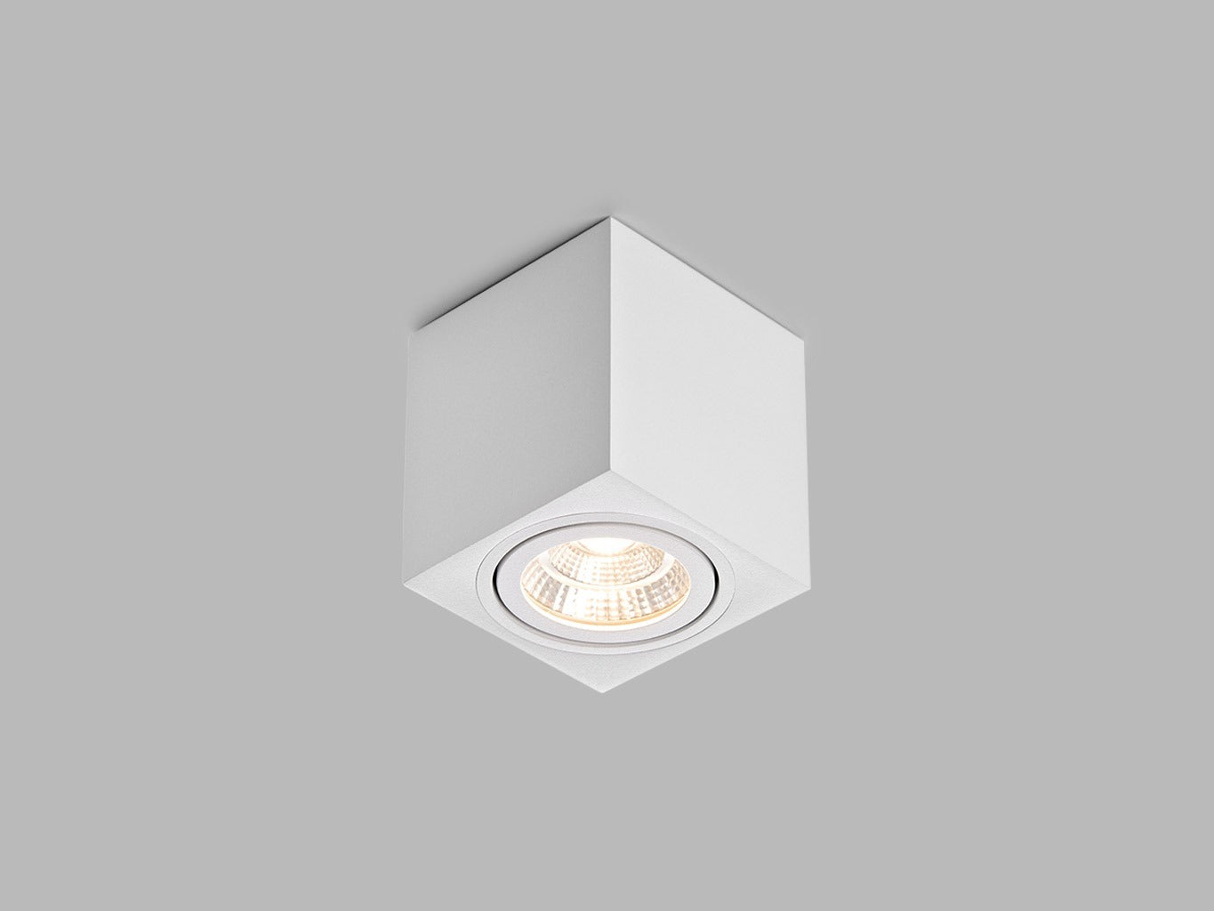 LED2 BOX opbouw plafondspot wit detail