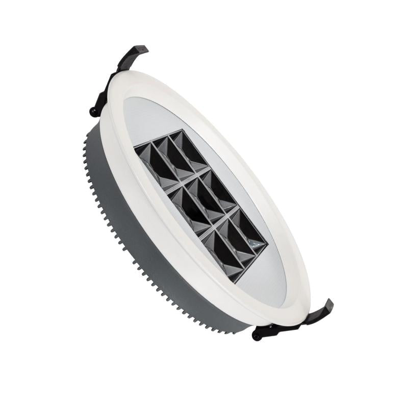 Aeraro grote LED downlight 30W 3600lm lage verblinding wit zaagmaat 205 mm