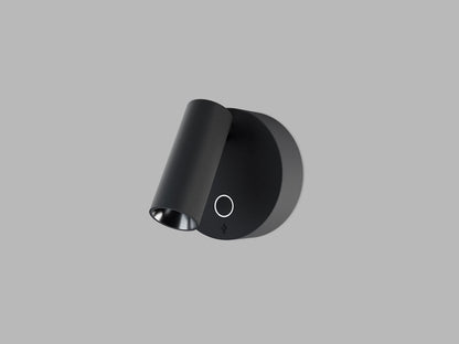 LED2 ELFY USB zwart oplaadbare wandlamp touch dim