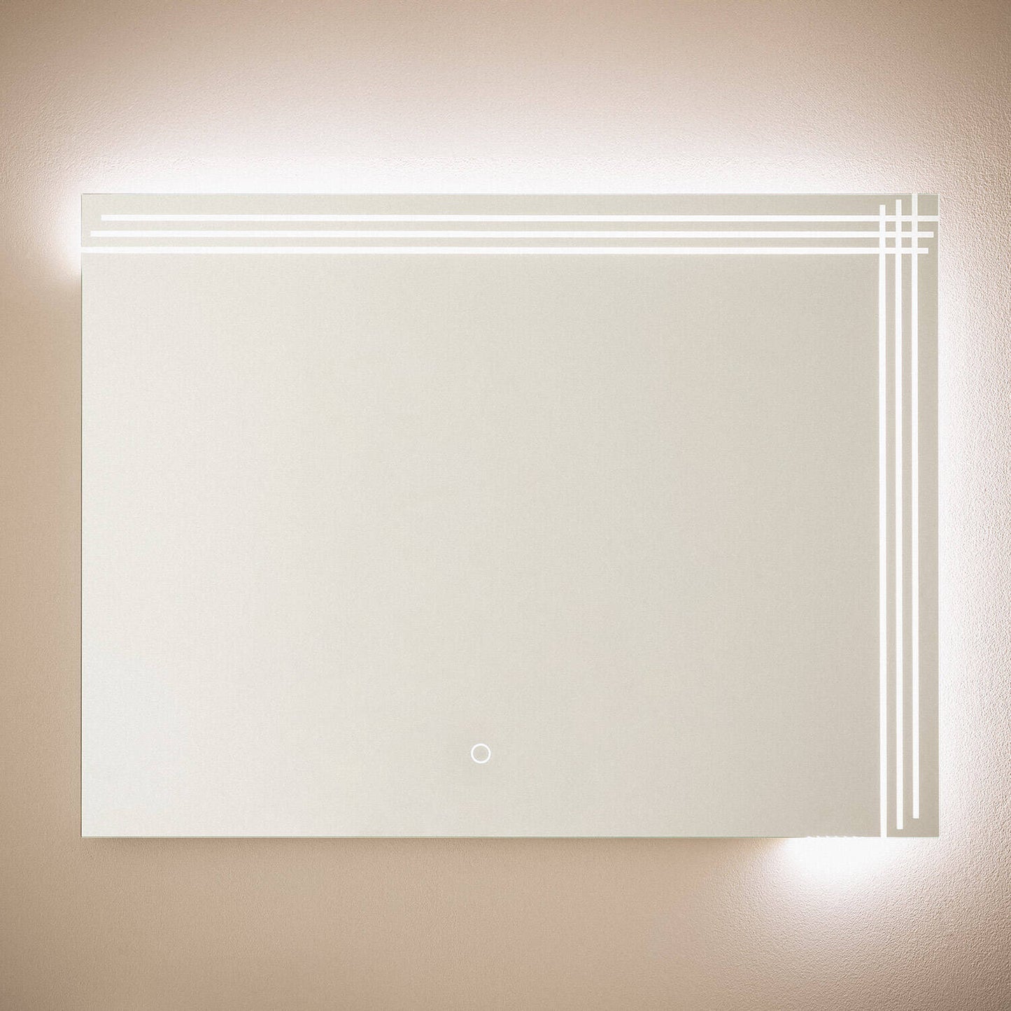 LED badkamerspiegel 60x80 cm Dinklage