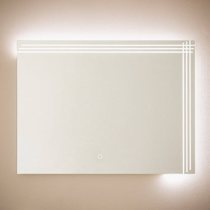 LED badkamerspiegel 60x80 cm Dinklage