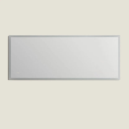 LED badkamerspiegel 150x60 cm Iria vooraanzicht