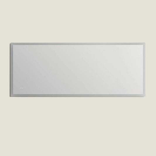 LED badkamerspiegel 150x60 cm Iria vooraanzicht