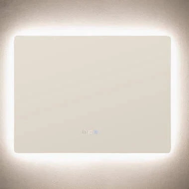 LED spiegel 60x80 cm achtergrondverlichting zij-aanzicht