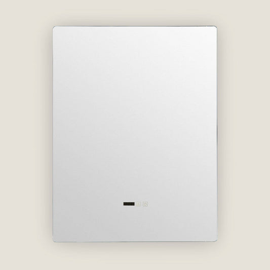 LED badkamerspiegel 80x60 cm vooraanzicht