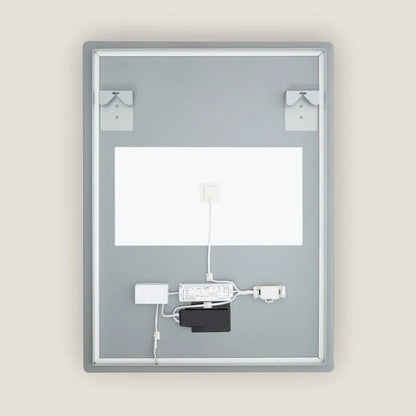 Badkamerspiegel LED 80x60 cm CCT ingeschakeld