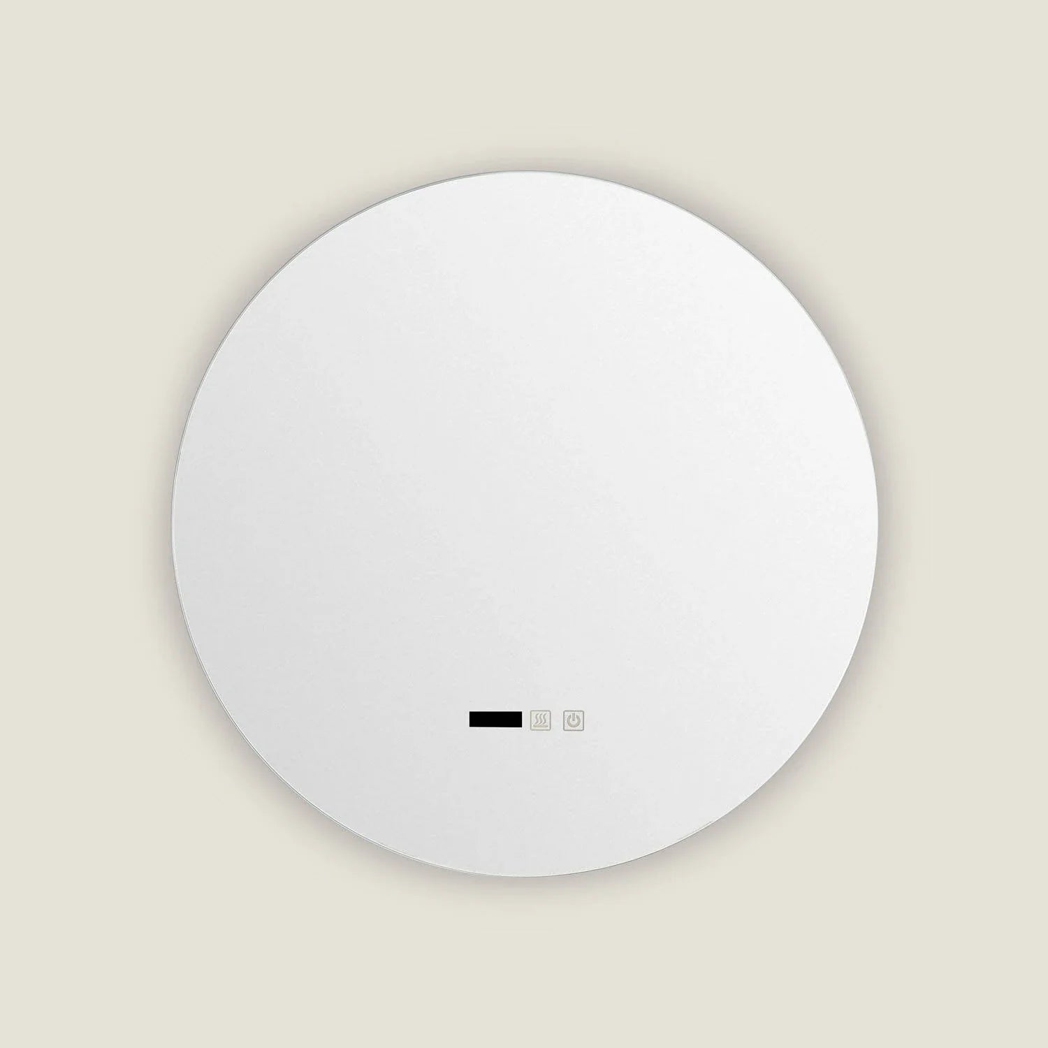 Ronde LED badkamerspiegel Ø45 cm vooraanzicht