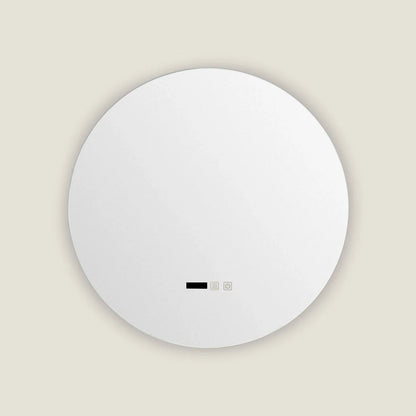 Ronde LED badkamerspiegel Ø45 cm vooraanzicht