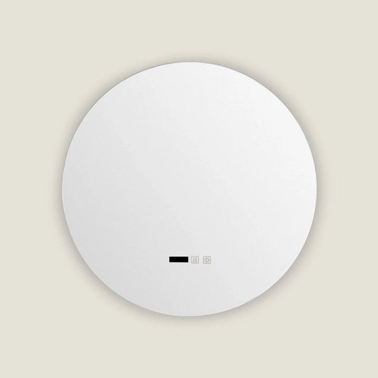 Ronde LED badkamerspiegel Ø45 cm vooraanzicht