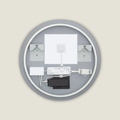Ronde LED spiegel 45 cm anticondens boven wastafel