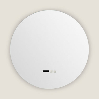 Ronde LED badkamerspiegel Ø60 cm vooraanzicht