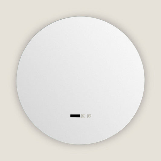 Ronde LED badkamerspiegel Ø60 cm vooraanzicht