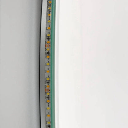 Retro LED spiegel 60 cm CCT instelbaar detail rand