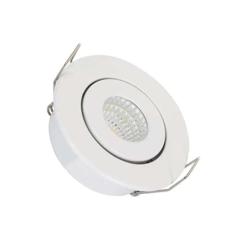 Minaro Mini ausrichtbarer LED Downlight 1W CRI90 weißer Einbaustrahler LED 1W Sägeschnitt Ø45 mm — 2700K/4000K