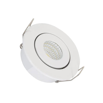 Minaro Mini ausrichtbarer LED Downlight 1W CRI90 weißer Einbaustrahler LED 1W Sägeschnitt Ø45 mm — 2700K/4000K