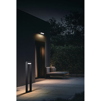 Azzardo FRAME WALL buitenwandlamp zwart aan de gevel