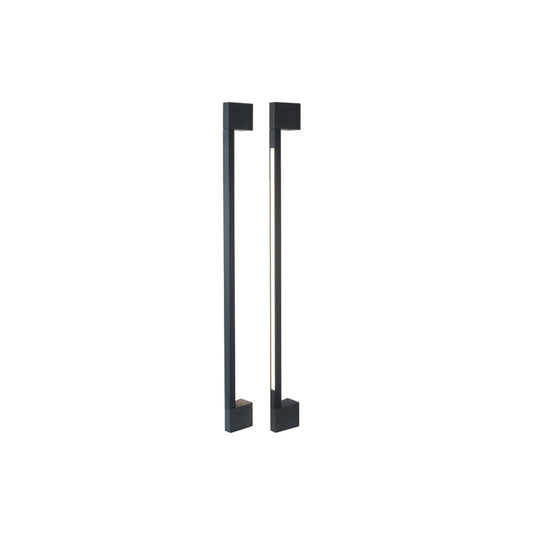 Azzardo GUSTO buitenwandlamp 90 cm zwart