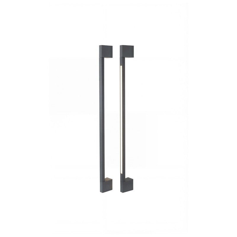 Azzardo GUSTO buitenwandlamp 90 cm donkergrijs