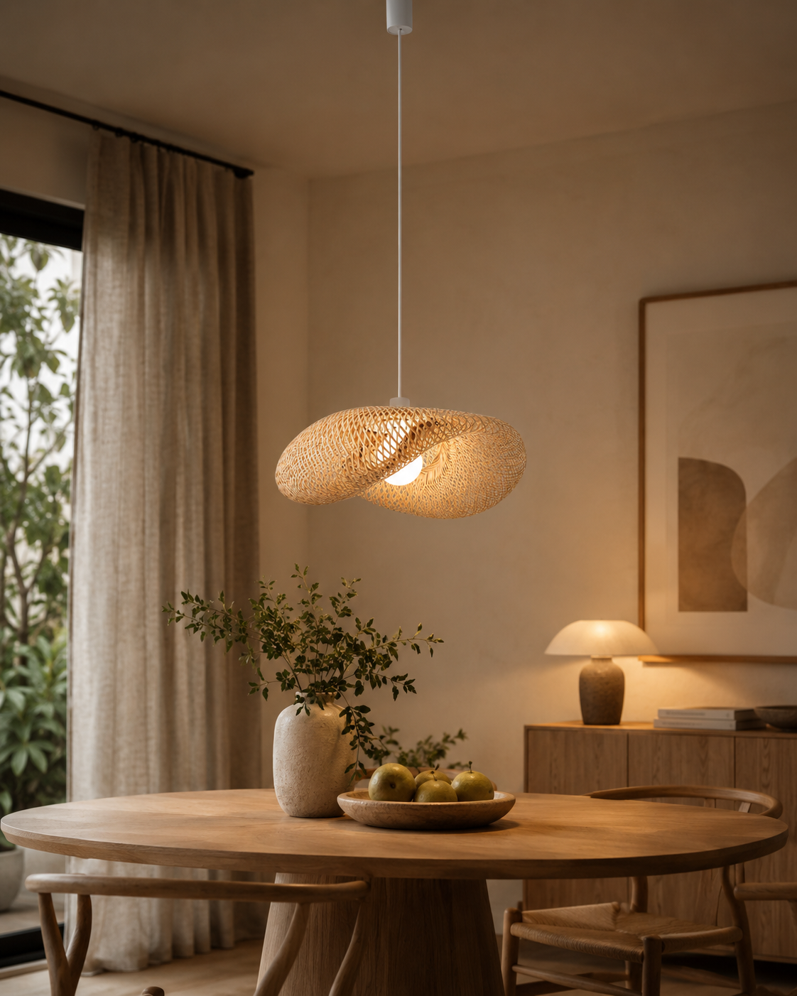 HAVANA bamboe hanglamp boho pendel E27