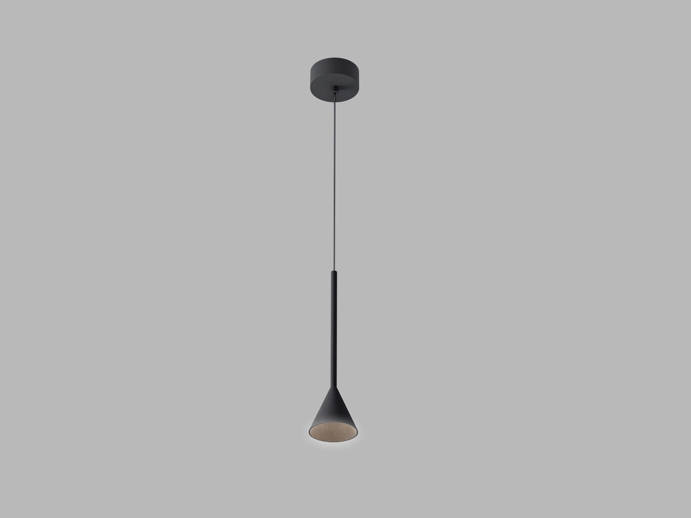 LED2 KONO Z conische hanglamp - lichtend