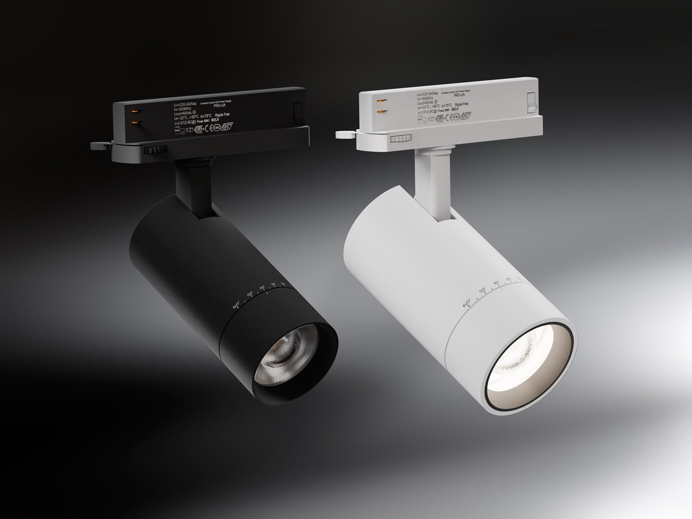LED2 LEON II - familie wit/zwart