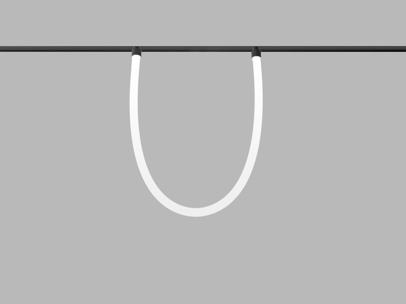 LED2 MAG HOSE 200 48V flexibele hangende siliconen lichtbuis zwart