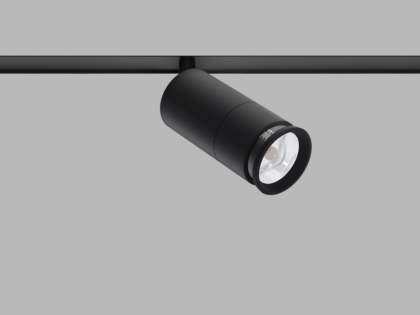 LED2 MAGO ZOOM 48V magnetische railspot met zoom zwart