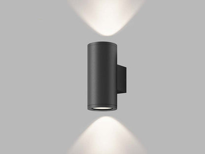 LED2 MIDO 2 antraciet up & down cilindrische buitenwandlamp GU10 IP54