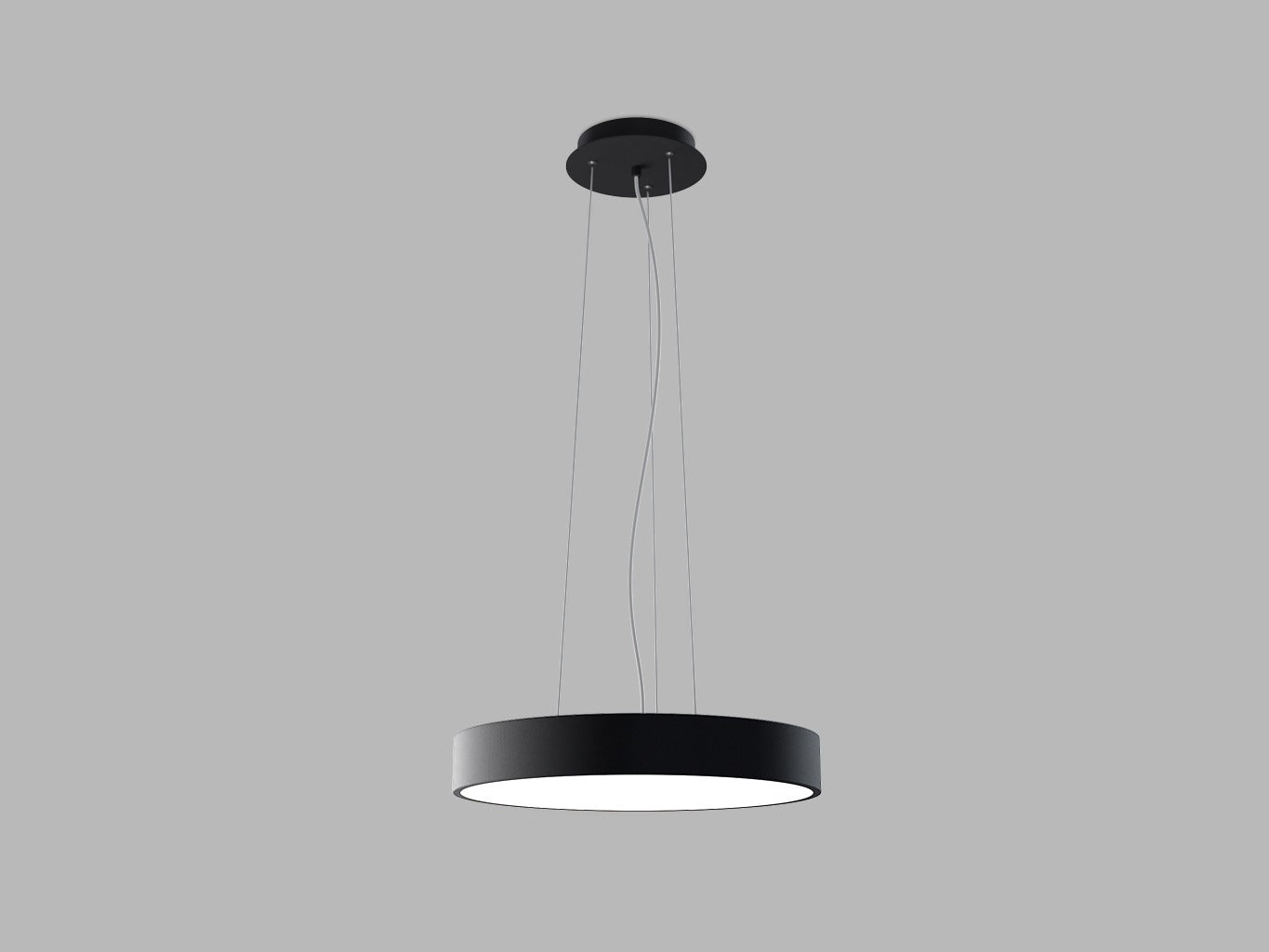 LED2 MONO SLIM P-Z 40 cm Zwart