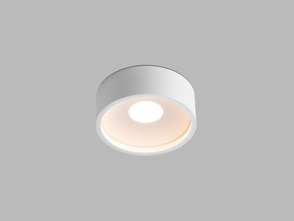 LED2 PUCK opbouw plafondlamp wit zijaanzicht