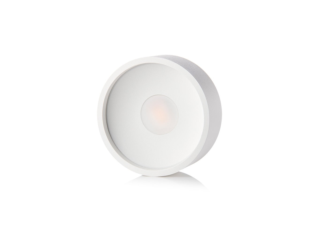 LED2 PUCK opbouw plafondlamp wit detail