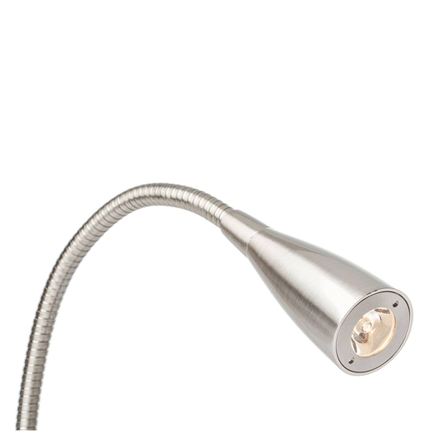 POINT wandspot op zwanenhals LED mat nikkel