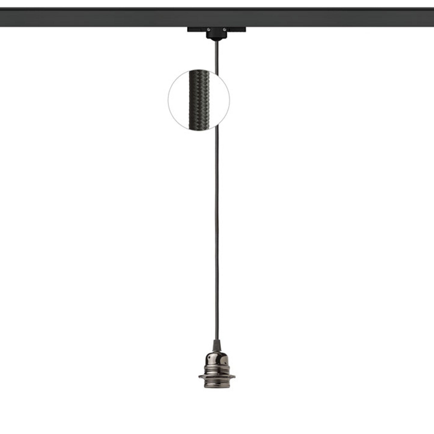 ELISA 3-fase hanglamp E27 lamphouder, 9 kleuren
