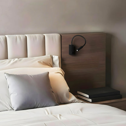 EKE LED wandspot zwart