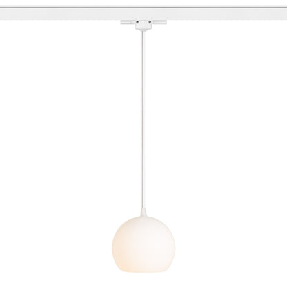 COPA 3-fase hanglamp glazen kap, 2 kleuren