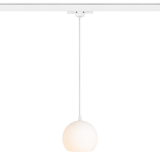 COPA 3-fase hanglamp glazen kap, 2 kleuren