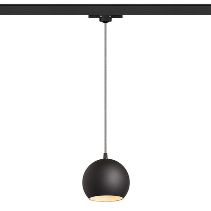 COPA 3-fase hanglamp glazen kap, 2 kleuren
