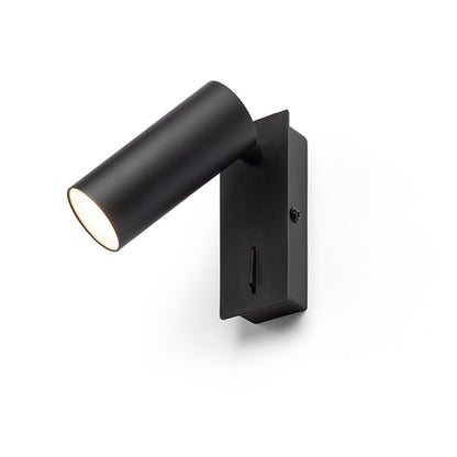 TAPIO I SQ LED wandlamp vierkant, zwart