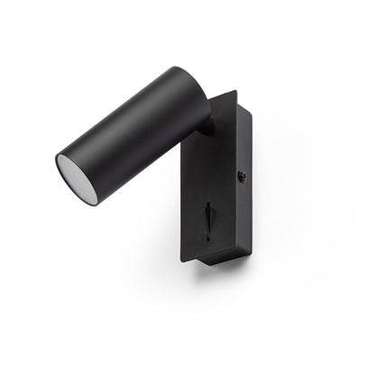 TAPIO I SQ LED wandlamp vierkant, zwart
