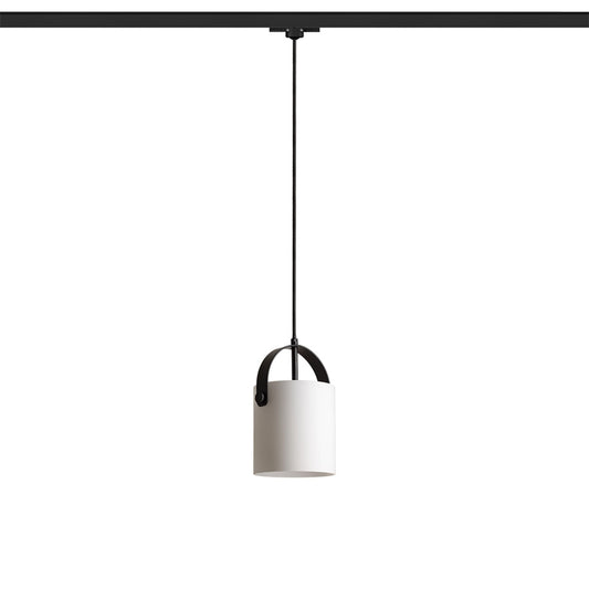 JULIETTA 16 3-fase hanglamp opaal cilinderglas