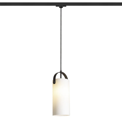 JULIETTA 31 3-fase hanglamp opaal cilinderglas