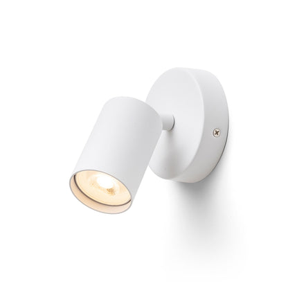 DUDE R opbouwspot rond GU10, wit of zwart