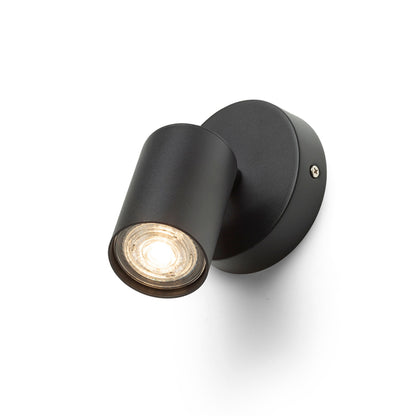DUDE R opbouwspot rond GU10, wit of zwart