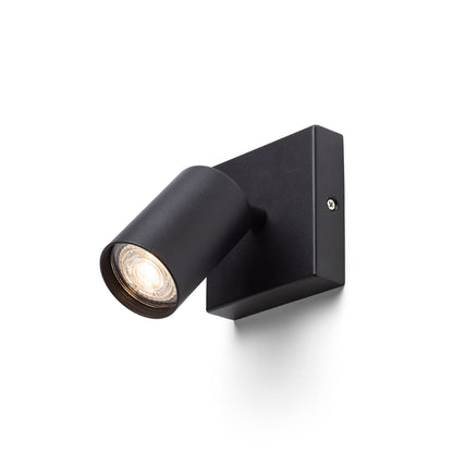 DUDE SQ opbouwspot vierkant GU10, wit of zwart