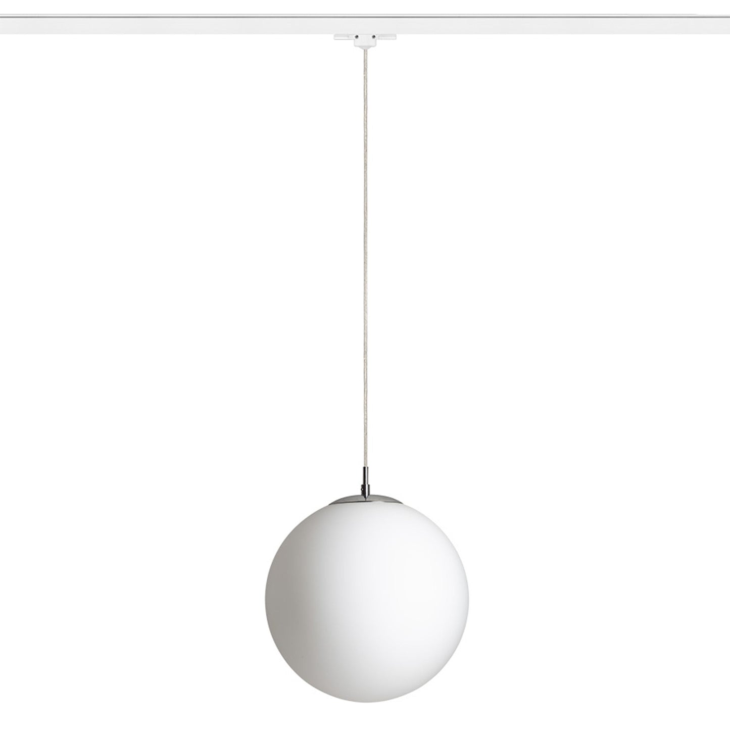 LUNA 30 3-fase hanglamp opaalglas & chroom