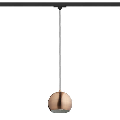 AGNETA 3-fase hanglamp geborsteld koper