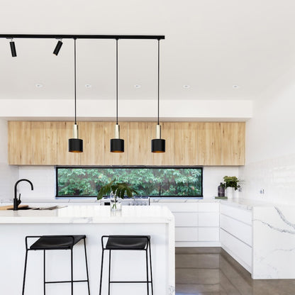 GIULIA 12 3-fase hanglamp gelakt metaal, 2 kleuren