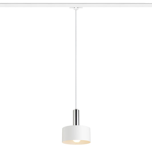 Orbaro hanglamp voor 3-fasen rail Ø20 cm wit/chroom